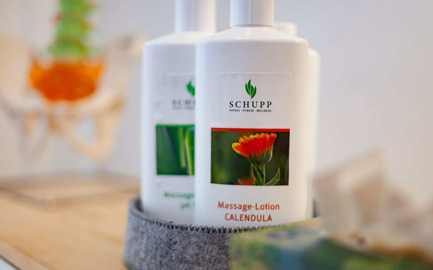 Empfehlung Massage-Lotion Schupp Calendula