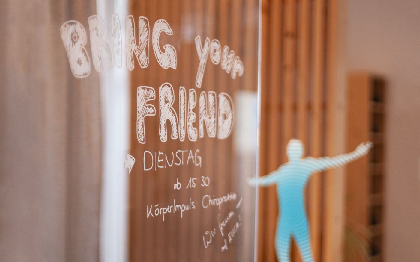 Bring your friends –> Dienstag ab 15:30 Uhr, KörperImpuls Amerikanische Chiropraktik